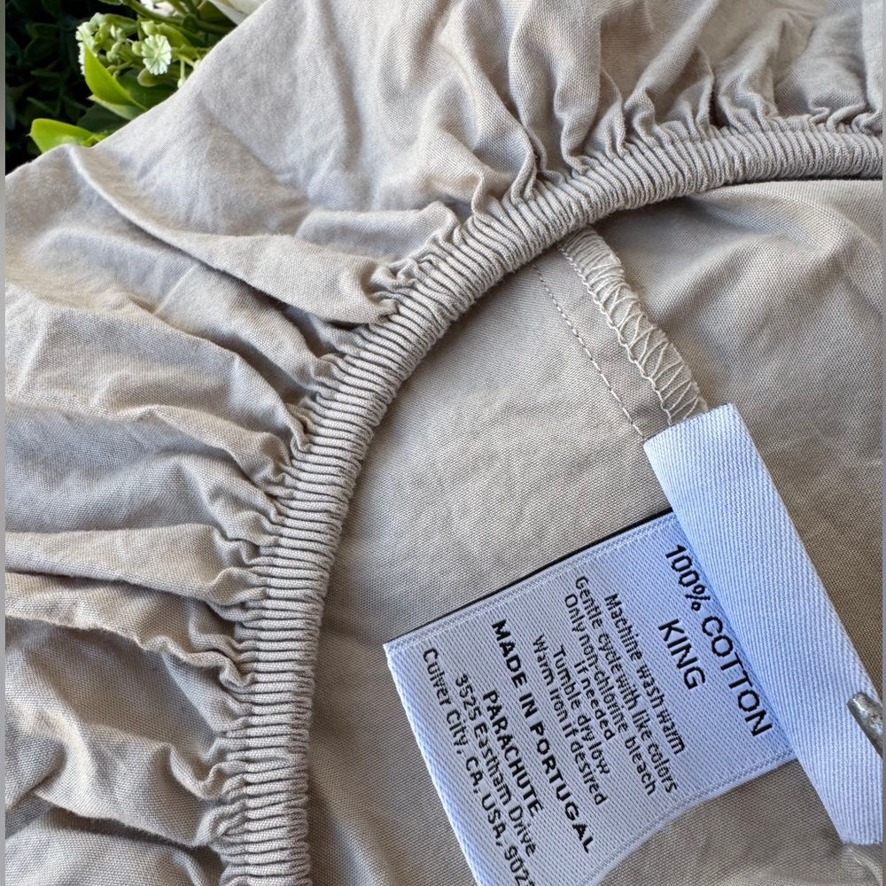 PARACHUTE
Signature Organic Cotton fitted sheet size King new without tags - Picture 5 of 12